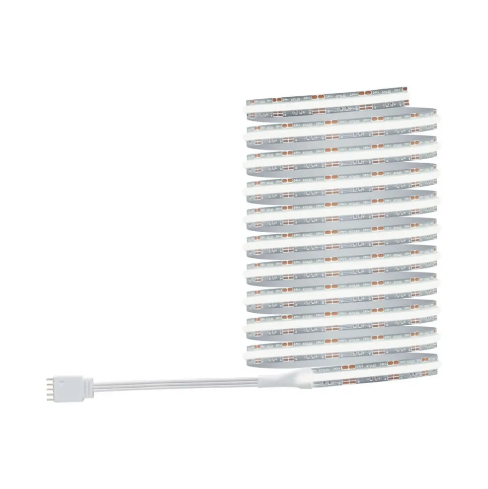 Paulmann LED-strip MaxLED 1000 basissæt, 3 m, sølv, CCT