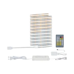 Paulmann LED-strip MaxLED 500 basissæt, 3 m, sølv, CCT