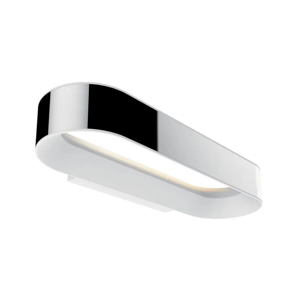 Paulmann LED-væglampe Agena, krom 31 cm IP44 dæmpbar