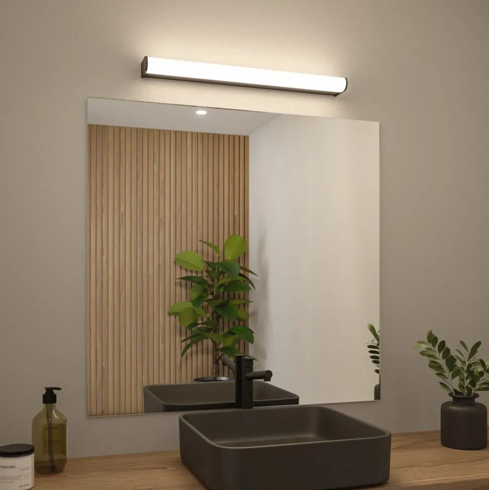 Paulmann LED-væglampe Arneb, sort, 59 cm 3.000 K IP44