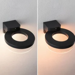 Paulmann LED-væglampe Capera, antracit, CCT, IP44