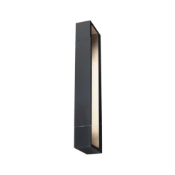 Paulmann LED-væglampe Lucille, sort, 40 cm IP44 dæmpbar