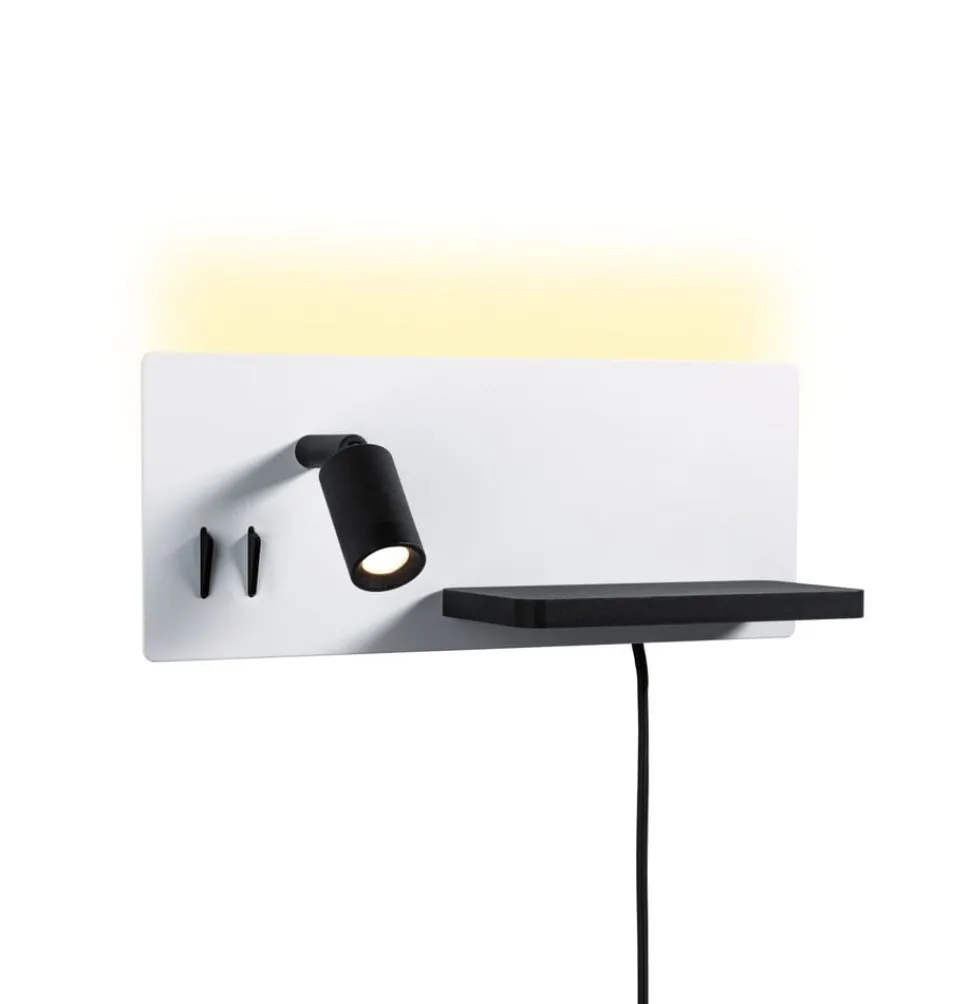 Paulmann LED-væglampe Serra, sort, 2.700K, højre