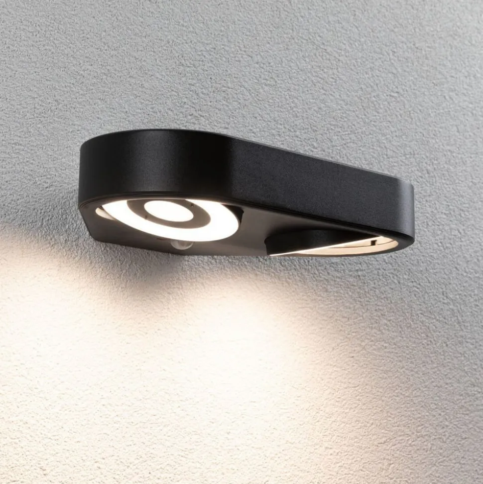 Paulmann LED-væglampe Silma antracit 2 lyskilder IP44
