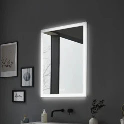 Paulmann LED-vægspejl Mirra hvid 60x80 cm IP44 CCT