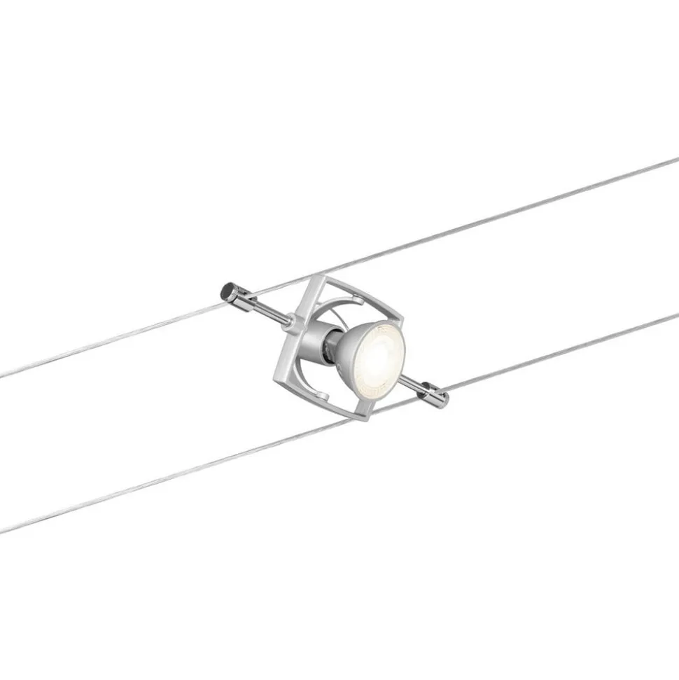 Paulmann Mac II wiresystem, mat krom med 5 spots