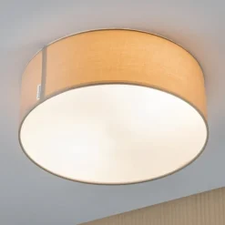 Paulmann Mari loftlampe med stofskærm, beige