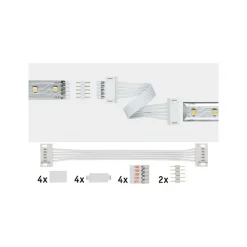 Paulmann MaxLED-universalforbindelse, 2 stk. hvid