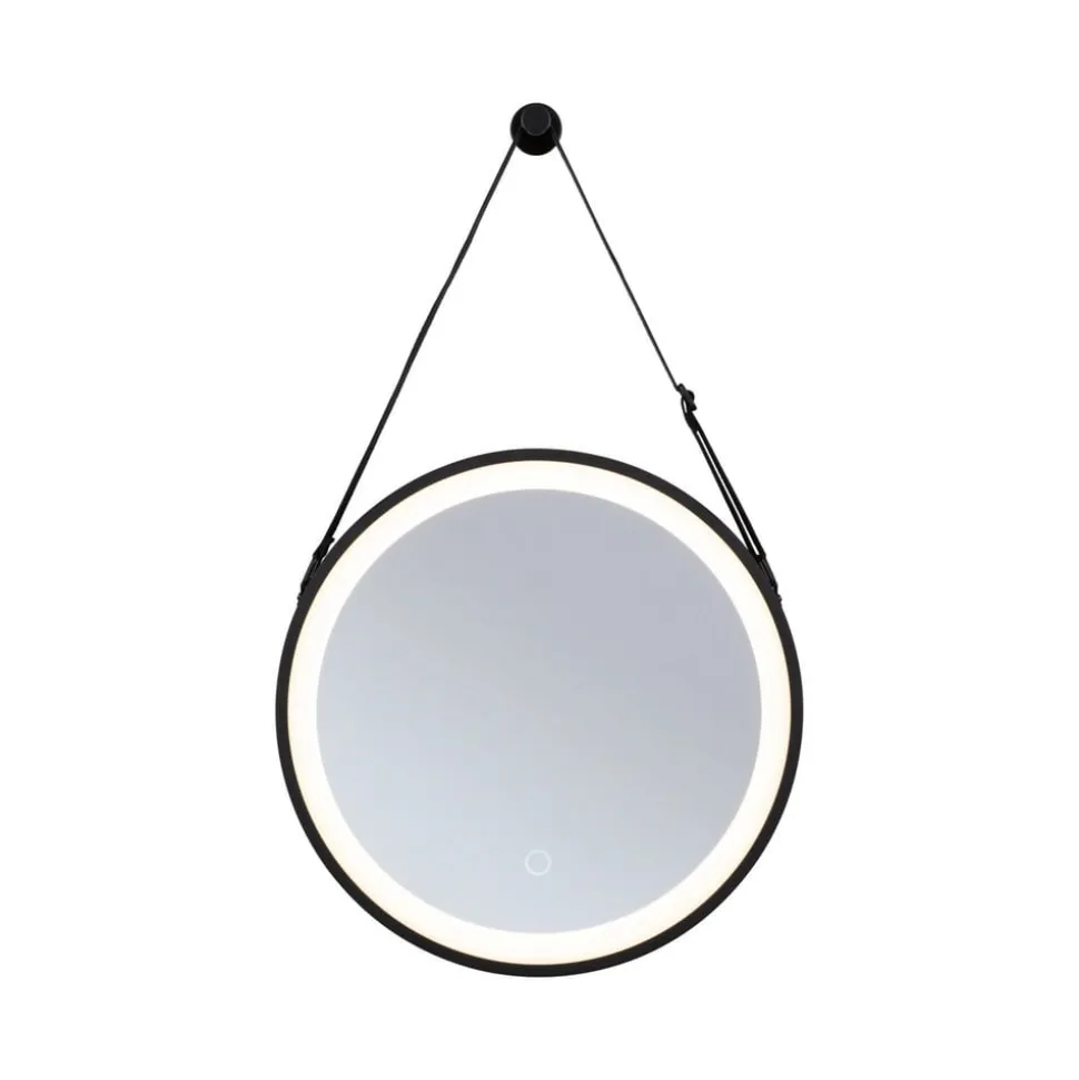 Paulmann Miro LED-hængespejl CCT Ø40cm Framelight