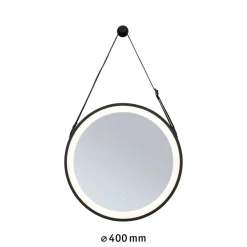 Paulmann Miro LED-hængespejl CCT Ø40cm Framelight