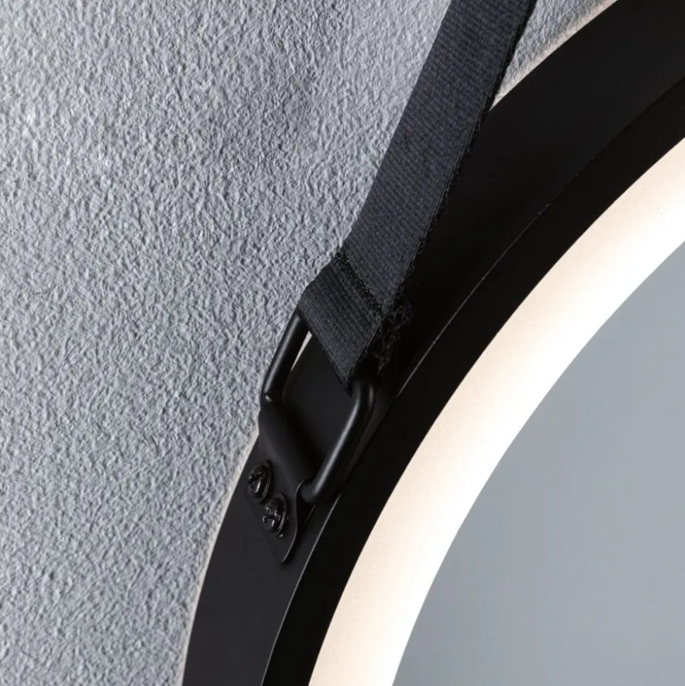 Paulmann Miro LED-hængespejl CCT Ø40cm Framelight