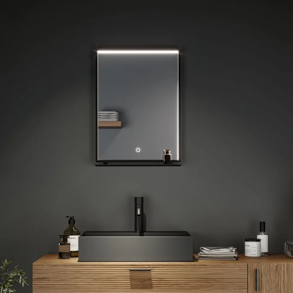 Paulmann Miro LED-vægspejl CCT 62x45 Baggrundsbelysning