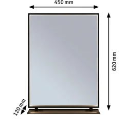 Paulmann Miro LED-vægspejl CCT 62x45 Baggrundsbelysning