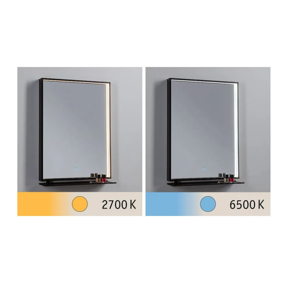Paulmann Miro LED-vægspejl CCT 62x45 Baggrundsbelysning