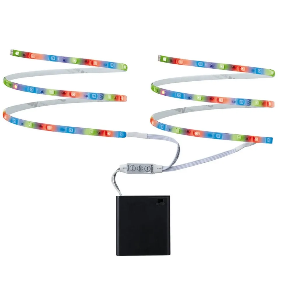 Paulmann Mobile LED-stripe, batteridrevet, RGB