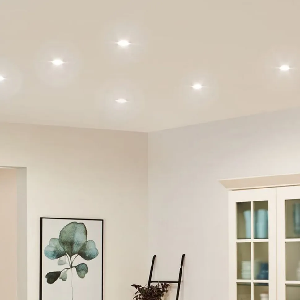 Paulmann Nova LED indbygningslampe 3stk. stiv hvid