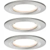 Paulmann Nova LED indbygningslampe 3stk. stiv jern