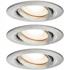 Paulmann Nova LED-indbygningsspot, dæmpbar, IP65, jern