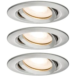 Paulmann Nova LED-indbygningsspot, dæmpbar, IP65, jern