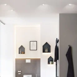 Paulmann Nova LED-indbygningsspot, dæmpbar, IP65, jern
