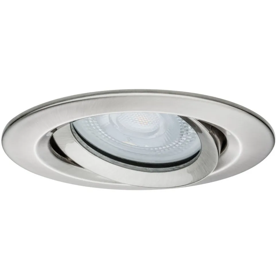Paulmann Nova LED-indbygningsspot, dæmpbar, IP65, jern