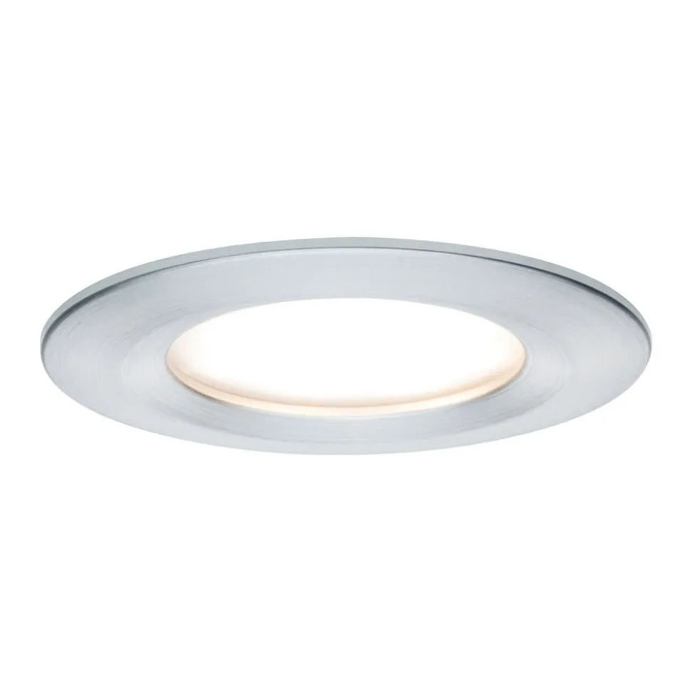 Paulmann Nova LED-spot, 3 stk, runde, stive, alu