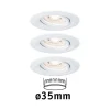 Paulmann Nova mini indb.-spot 3 stk. vipbar hvid