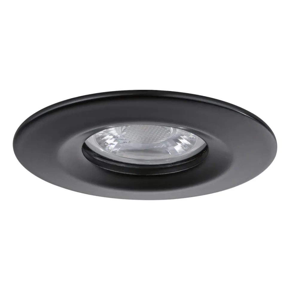 Paulmann Nova Mini indbygningsspot, 3, stift, sort
