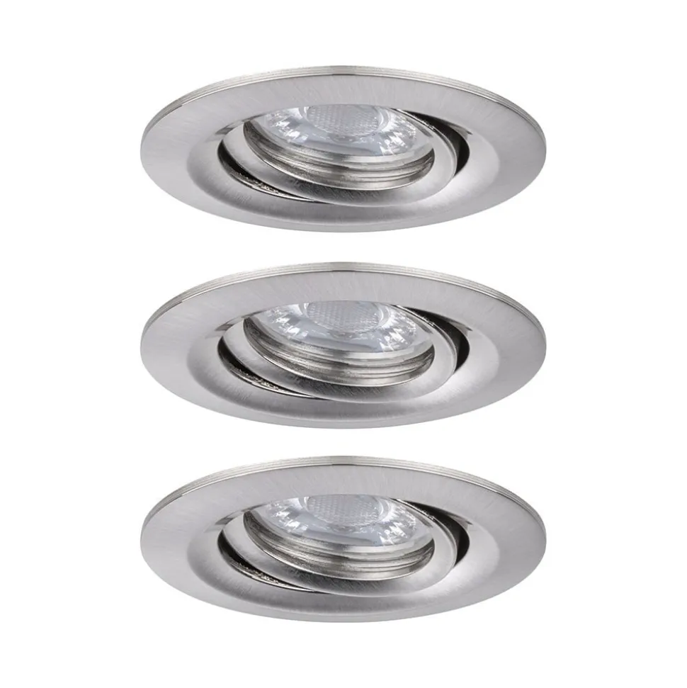 Paulmann Nova mini Plus LED easydim, 3 stk., jern
