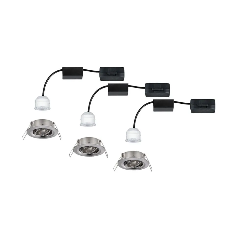 Paulmann Nova mini Plus LED easydim, 3 stk., jern