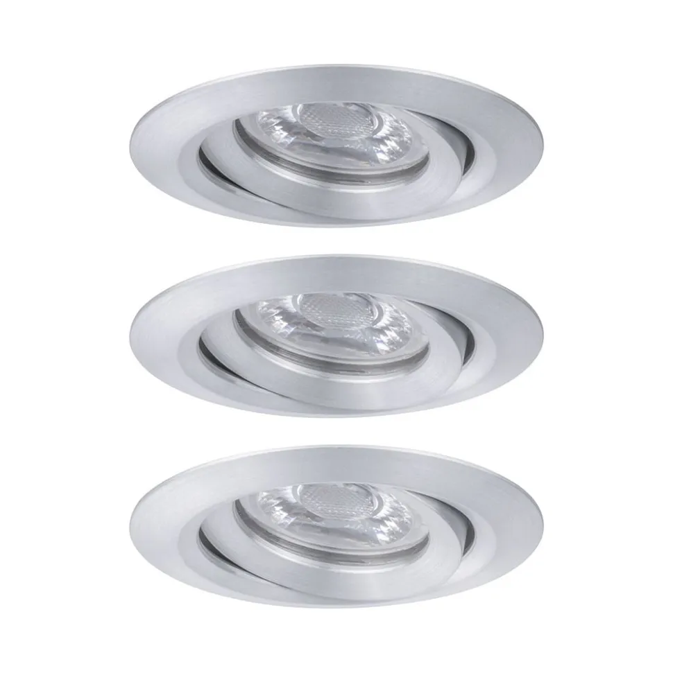 Paulmann Nova mini Plus LED easydim, 3 stk.,alu