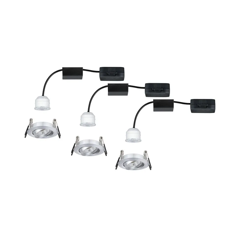 Paulmann Nova mini Plus LED easydim, 3 stk.,alu