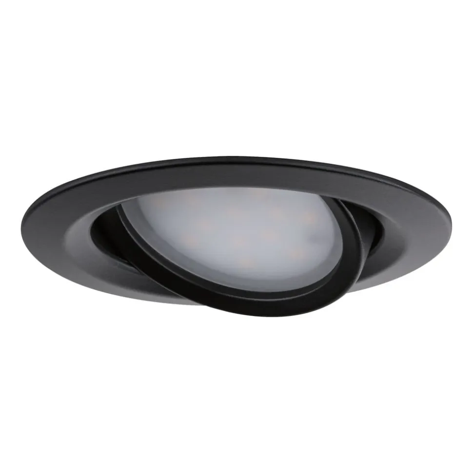 Paulmann Nova Plus Coin 3 stk IP65 2.700K sort