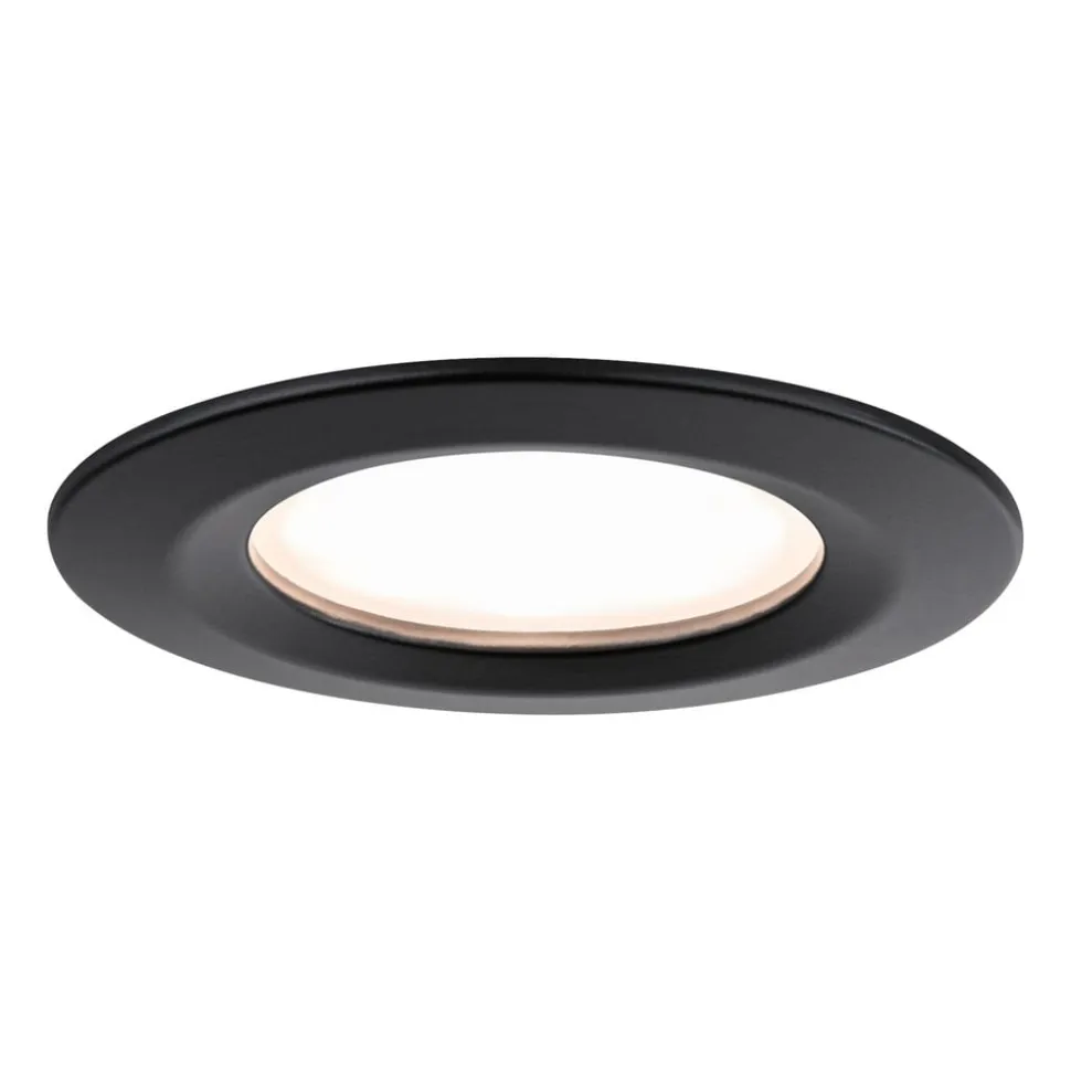 Paulmann Nova Plus Coin 3 stk IP44 2.700K sort