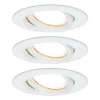 Paulmann Nova Plus 3-delt LED-spot rund hvid