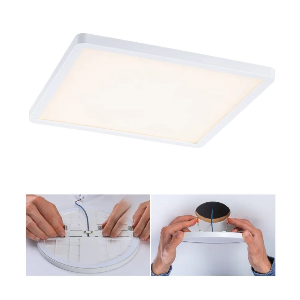 Paulmann panel Areo 830 kantet hvid 3stepdim 23cm