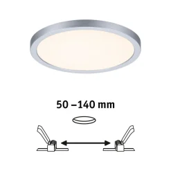 Paulmann panel Areo ZigBee CCT rund krom 17,5 cm