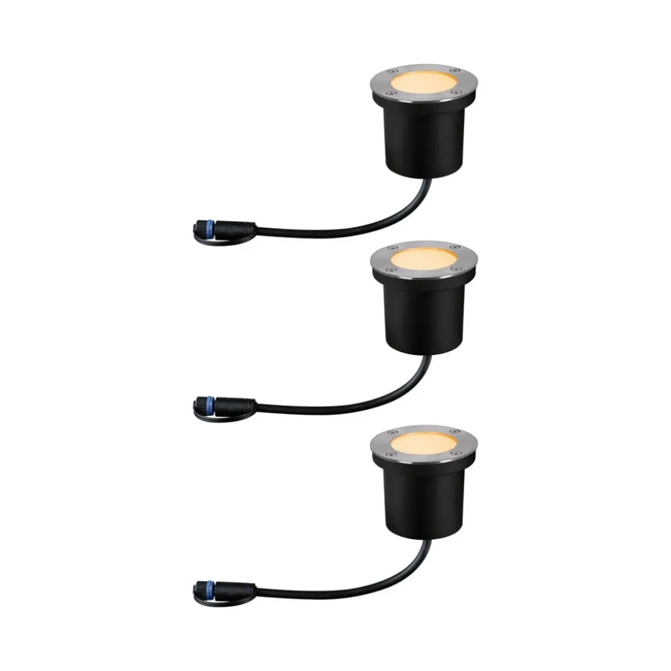 Paulmann Plug & Shine LED indbygningslampe 4,5W sæt med 3 stk