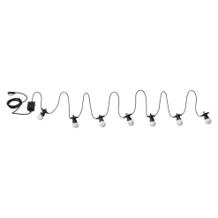 Paulmann Plug & Shine LED lyskæde Globe 7x0,2W