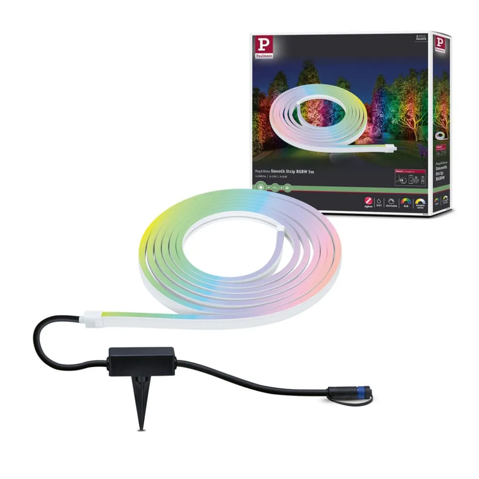 Paulmann Plug & Shine LED-strip Neon 5 m, ZigBee, RGB, IP67