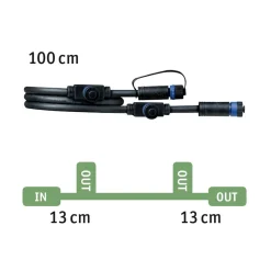 Paulmann Plug & Shine spot med jordspyd Sting 3000K