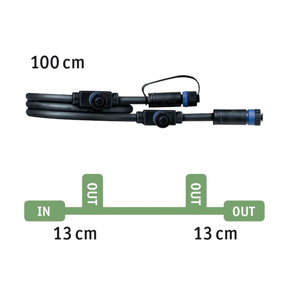 Paulmann Plug & Shine spot med jordspyd Sting 3000K