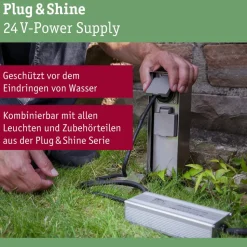 Paulmann Plug & Shine Strømforsyning 94497, 75 W, antracit