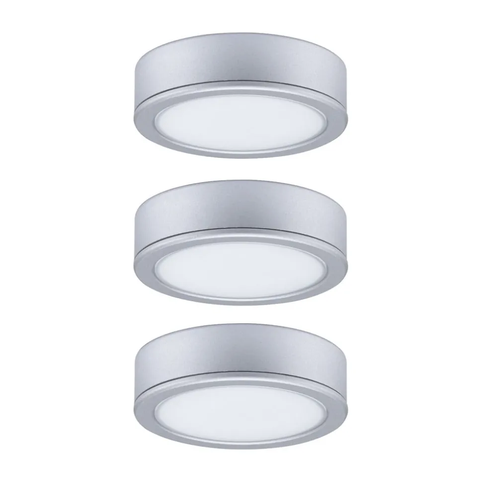 Paulmann Pukk LED-underskabsbelysning 3 stk, krom