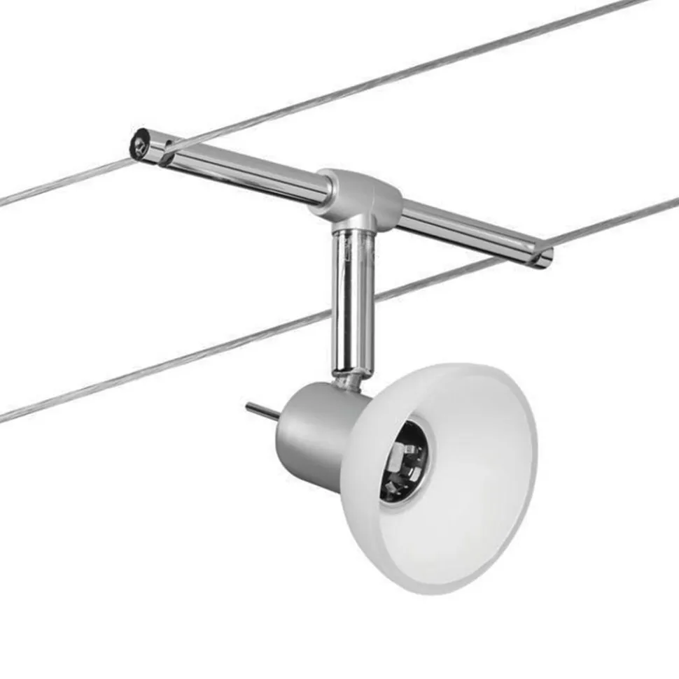 Paulmann Sheela wiresystem, 5 lyskilder, mat krom