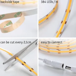 Paulmann SimpLED Strip Set COB 3.000 K 1,5 m