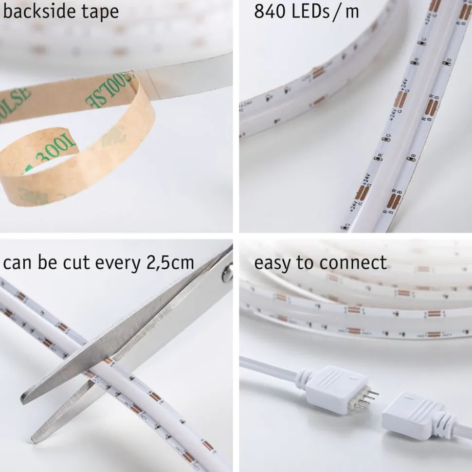 Paulmann SimpLED Strip sæt COB RGB 1,5 m