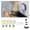 Paulmann Smart Home-sæt ZigBee 4x E27 7W LED Filament CCT