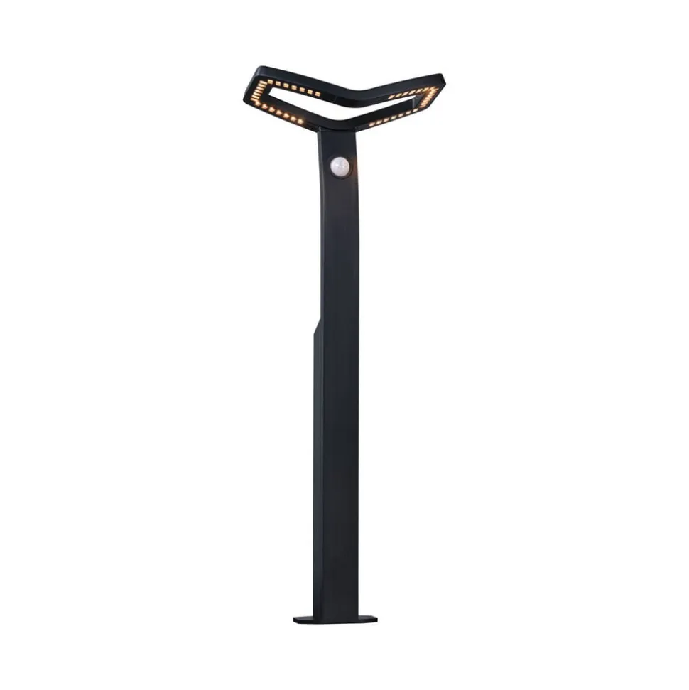 Paulmann Smart vejlampe Alara, CCT, antracit IP44