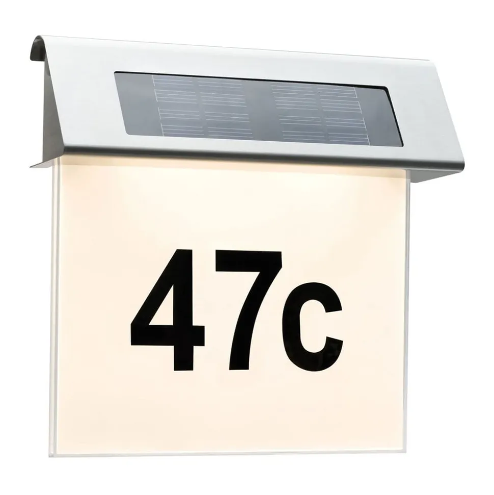 Paulmann Solar husnummerlampe med LED, IP44